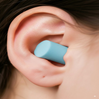 james Soft Foam Reusable Earplugs, Sleeping, Concert, Study, Loud Noise Reducing Ear Plug(Blue)