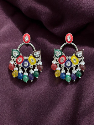 FASHION HOUSE Pack of 1 Gold Drop & Danglers Earring for Women & Girls Alloy Jhumki Earring