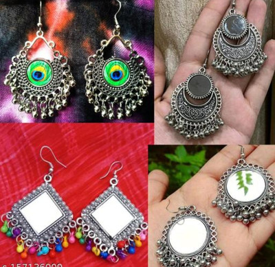 Beads Alloy Chandbali Earring, Earring Set, Hoop Earring, Jhumki Earring