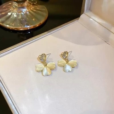 BlueShine Korean Earring Cubic Zirconia Alloy Stud Earring