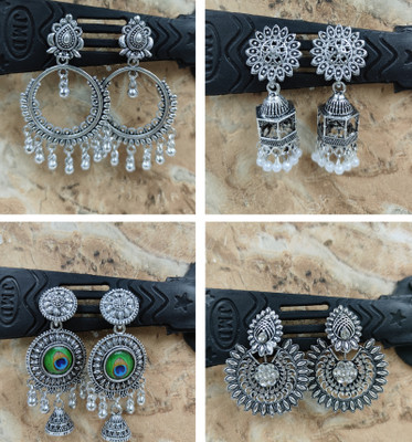 Beads Alloy Hoop Earring, Jhumki Earring, Earring Set