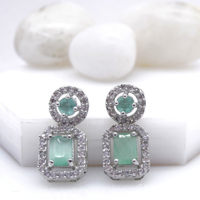 Charms Designer Crystal Diamond Alloy Drop Earring Alloy Drops & Danglers