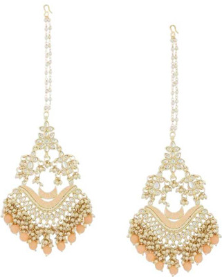 VIGHNAHARTA Vighnaharta Sizzling Glittering Drop Earring for Women and Girls[VFJ2808ERG] Beads Brass Drops & Danglers