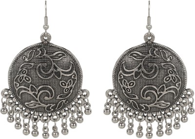Nirvani Chandbali Earrings for women and girl's German Silver Drops & Danglers, Chandbali Earring