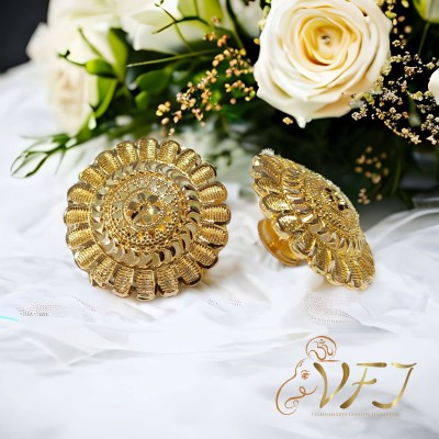VIGHNAHARTA Allure Earrings Princess Colorful Meenakari Gold Plated Stud Earrings for women Brass Stud Earring