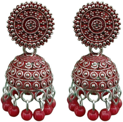 MOBECARE Small And Simple Fancy Earrings Jhumka Combo Pack Of 1 Pair Brass Earring Set, Stud Earring, Jhumki Earring