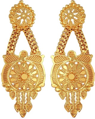 VIVASTRI Vivastri Elegant Stud Gold Earring For Women And Girls(Sales Package- 1 Earring) Alloy Drops & Danglers