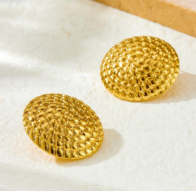 AKISON JEWELS Korean Earrings For Women Girls Stylish Anti tarnish Spiral Studs Traditional Stainless Steel Earring Set, Stud Earring