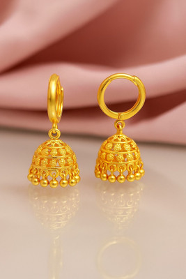 Saaj gold earrings Jhumki women bali hoop earring gold earrings for women Alloy Stud Earring
