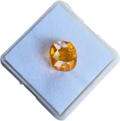 Aanya Jewels Natural Yellow Sapphire (Pukhraj) 9.25 Ratti Certified Energized Loose Gemstone Sapphire Stone Pendant