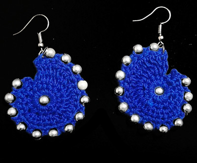 My Little Princess Handmade Crochet Earrings Metal Drops & Danglers