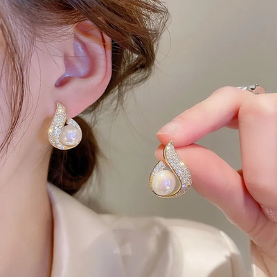RV YUWON AASMA FASHIONS PEARL EARRINGS Pearl Alloy Earring Set