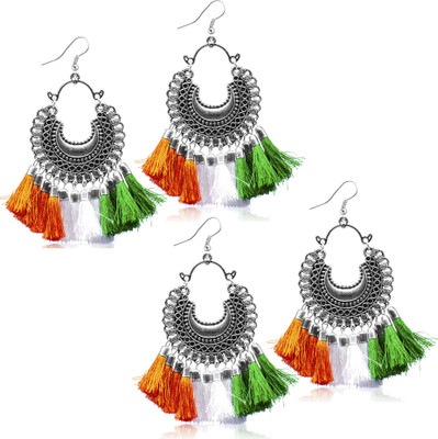 Jamleen Gallery Indian Independence Day Combo 1 Earring for Women and Girls Alloy Drops & Danglers