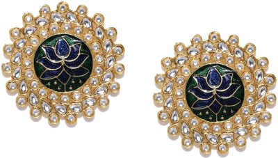 Sukkhi Lavish Gold Plated Kundan Earring for Women Diamond Alloy Stud Earring