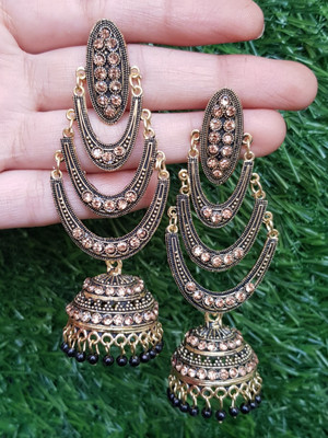 Isra Collection MoonBali-53- Zircon Alloy Drops & Danglers