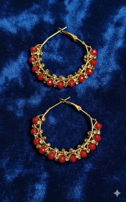 priyaainternational hoop earring Crystal Alloy, Crystal Hoop Earring