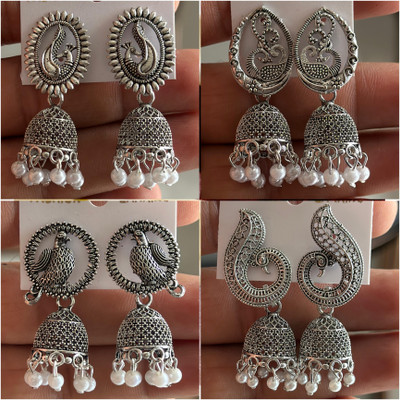 Diamond Alloy Jhumki Earring