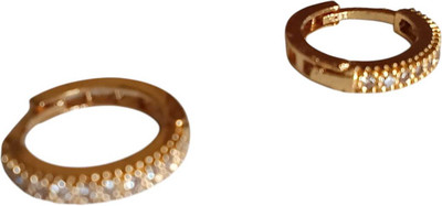 Sadid Gold-plated Plated Copper Nose Ring(Pack of 2)
