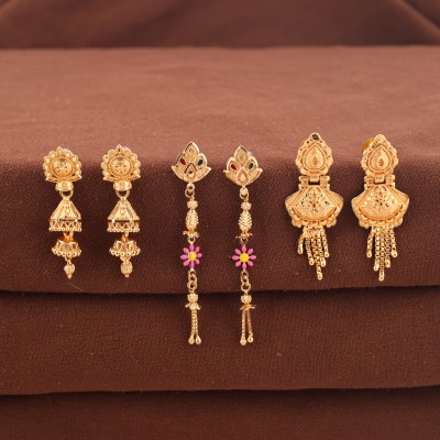 Kavya Jewels jk 1-2-26 Brass Jhumki Earring