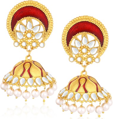 Sukkhi Dazzling Gold Plated Alloy Jhumki Earring