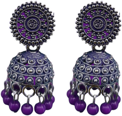 MOBECARE Small And Simple Fancy Earrings Jhumka Combo Pack Of 1 Pair Brass Earring Set, Stud Earring, Jhumki Earring