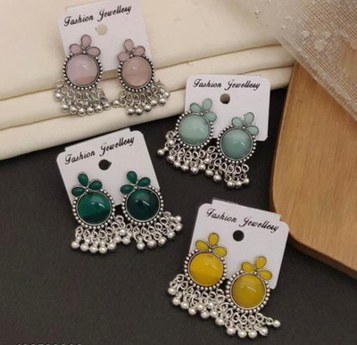 Diamond Alloy Jhumki Earring