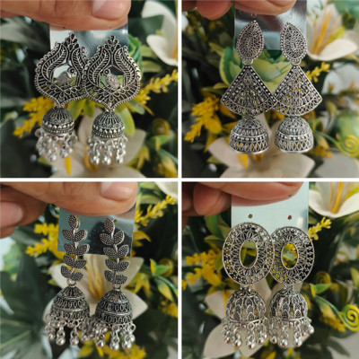 SARTHAK ROYAL Beads Alloy Jhumki Earring, Earring Set