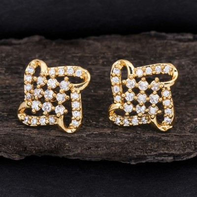 Sukkhi Incredible Gold Plated Stud Earring For Women Cubic Zirconia Alloy Stud Earring