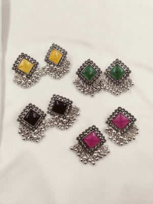 SARTHAK ROYAL Beads Alloy Earring Set, Stud Earring