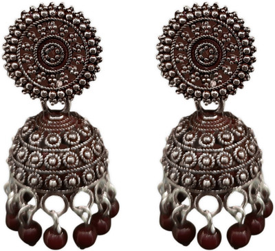 MOBECARE Small And Simple Fancy Earrings Jhumka Combo Pack Of 1 Pair Brass Earring Set, Stud Earring, Jhumki Earring