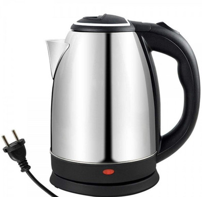 ND BROTHERS ® Hot Water Pot Portable Boiler Tea Coffee Heater Cordless Electric Kettle M88 6 Cups Coffee Maker(Silver)