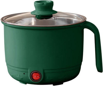 BazaarNest Electric Cooking Pot 1.5L Multi Cooker with Concealed Base | Mini Noodle Maker Electric Pressure Cooker, Food Steamer, Rice Cooker, Travel Cooker(1.5 L, Multicolor)