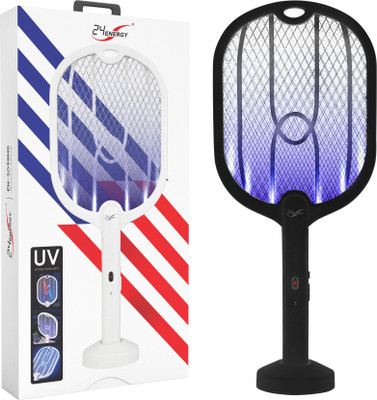 24 ENERGY Mosquito Bat with 6 UV Light, Lithium Battery, Energy-Efficient Mode Electric Insect Killer Indoor, Outdoor(Bat)