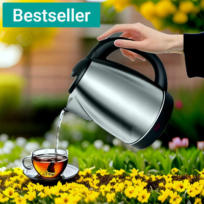YAROH 89R_VIP Kettle Streamline beverage prep with 1.8L kettle. Electric Kettle(1.8 L, Silver)