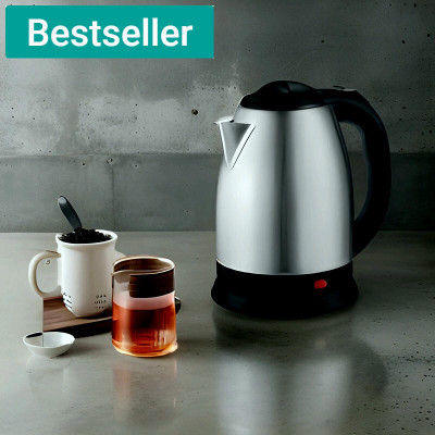 YAROH 34R_VIP Kettle Precision brewing with 1.8L stainless steel kettle. Electric Kettle(1.8 L, Silver)