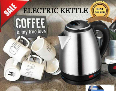 zyson Electric Kettle 1.5L | 1500W| Stainless Steel Multi Cooker Electric Kettle(1.5 L, Silver)