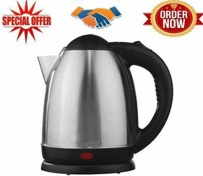 zyson Electric Kettle for Multi Work 1.5L | 1500W Multi Cooker Electric Kettle(1.5 L, Silver)