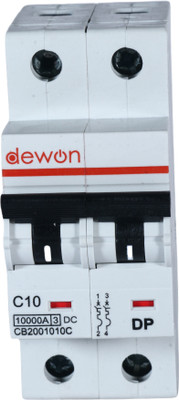 Dewon Electric 10A C Type DP MCB 10kA 10A MCB(2)
