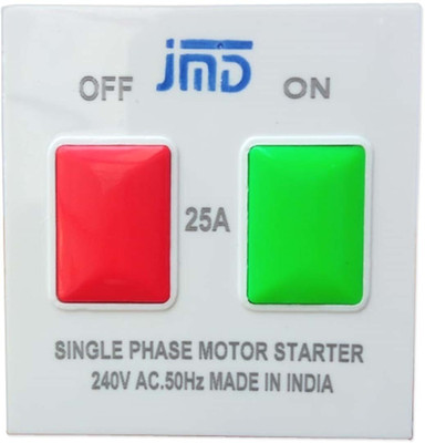 jmD Gold Motor Starter Single Phase Switch 25 Amp 240V AC.50Hz 440 A Two Pin Socket