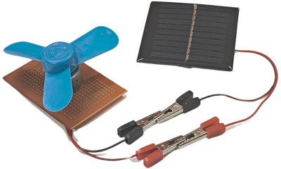 ERHIndia Solar Fan Science Project Working Model for Students, Science Fair and Solar(Multicolor)