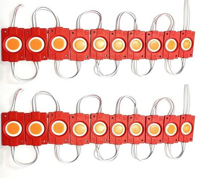 StrawHat 20 LEDs 1 m Red Steady Bulb Rice Lights(Pack of 20)
