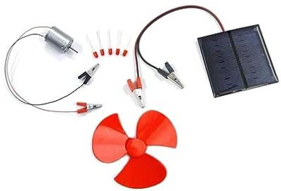 ERHIndia Wind Mill Project Solar Panel kit Science Model Kit for School Student Electronic Components Electronic Hobby Kit
