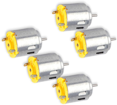 EASTRA PACK OF 5 DC Motor 3V to 6V DC Motor Kit set for DIY Electronic Electronic Components Electronic Hobby Kit
