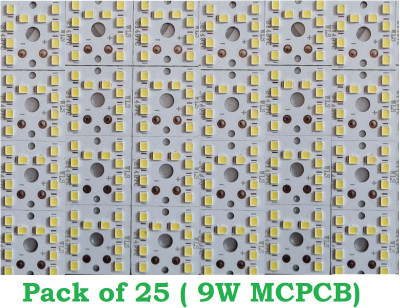 HouseOfCommon (pack of 25) 9w MCPCB Led Raw Material For Led Bulb Light Electronic Components Electronic Hobby Kit