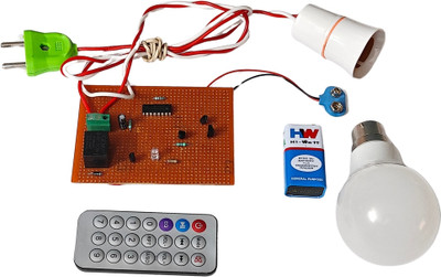ERHIndia IR Remote Control Switch Circuit Best Science Project Working Model Class 8-12 Educational Electronic Hobby Kit