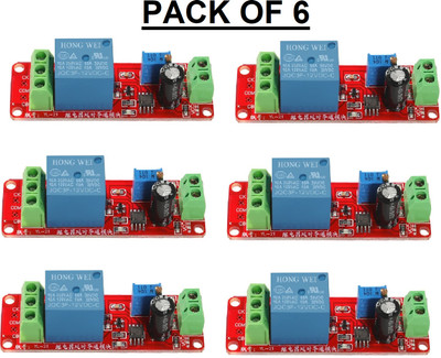 SG Flash PACK OF 6 DC 12V Delay Relay Shield NE555 Timer Switch Electronic Components Electronic Hobby Kit