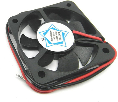 INVENTO 50x50x10mm Cooling Fan 24V DC 2 wire for 3D Printer Robotics DIY Projects CNC Automotive Electronic Hobby Kit