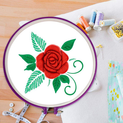 PMW Plastic Embroidery Hoop Ring Frame size 7 Embroidery Frame(Pack of 1)