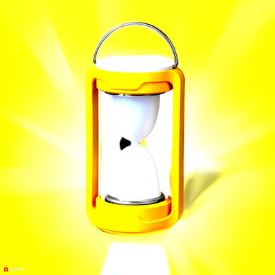 GUGGU Hero Lantern4.5-Hour Rechargeable LED LanternKM- 6 hrs Lantern Emergency Light(White)