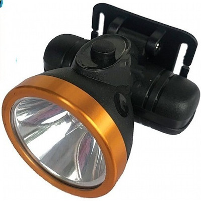 VR Bright Lite EN- 5069 LASER LED HEAD TROCH 5 hrs Torch Emergency Light(Black)